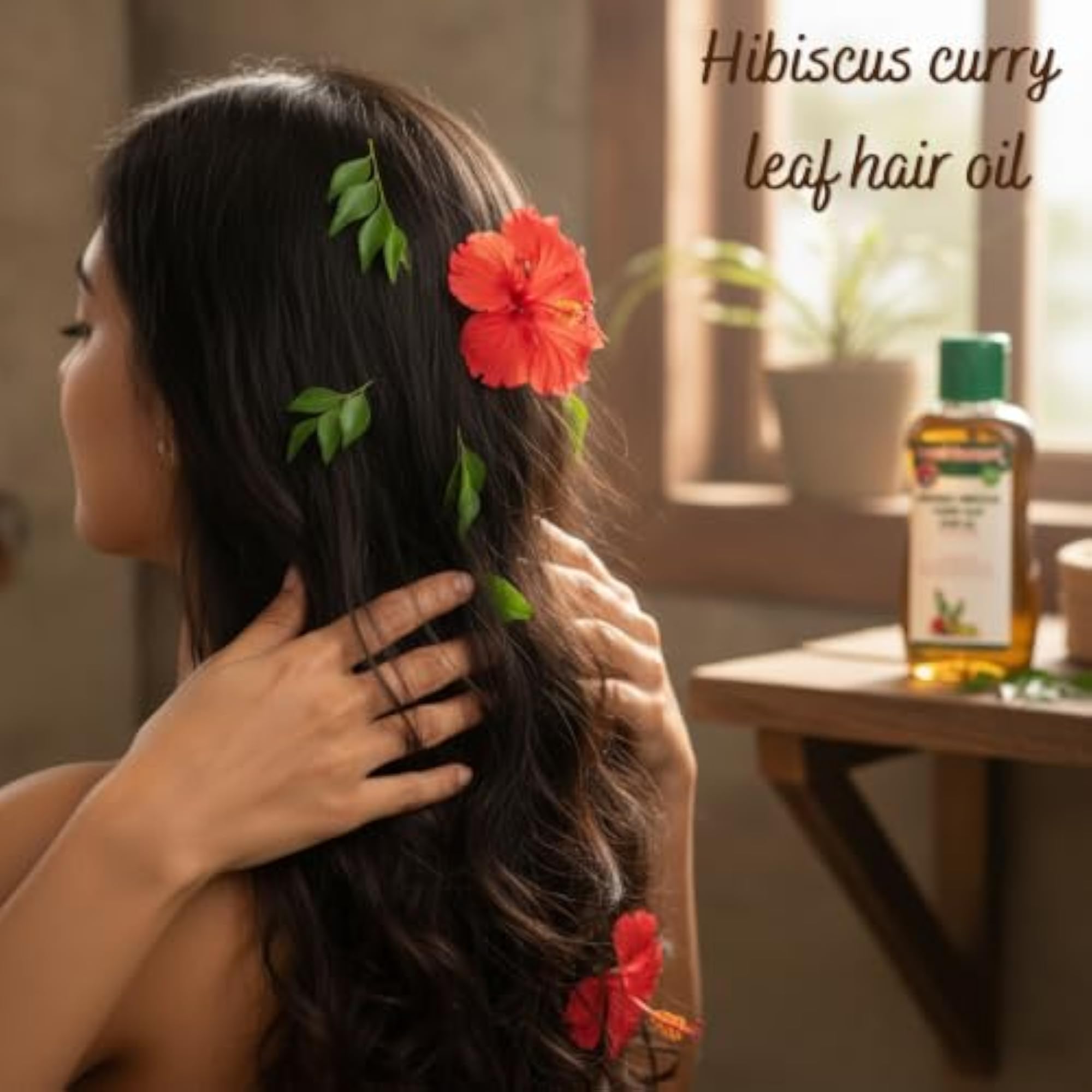 Ammi Samayal Organic Hibiscus and Curry Leaf Hair Oil, 100ml